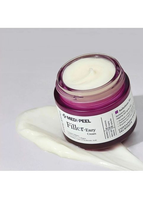 Medi-Peel Зміцнюючий крем для обличчя Filler Eazy Cream для пружності шкіри з пептидами, 50 грам — Крем, Південна Корея (331289060)