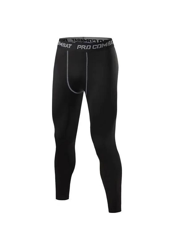 Черные демисезонные мужской комплект для тренировок, спортивные шорты + леггинсы для спортзала и фитнеса China