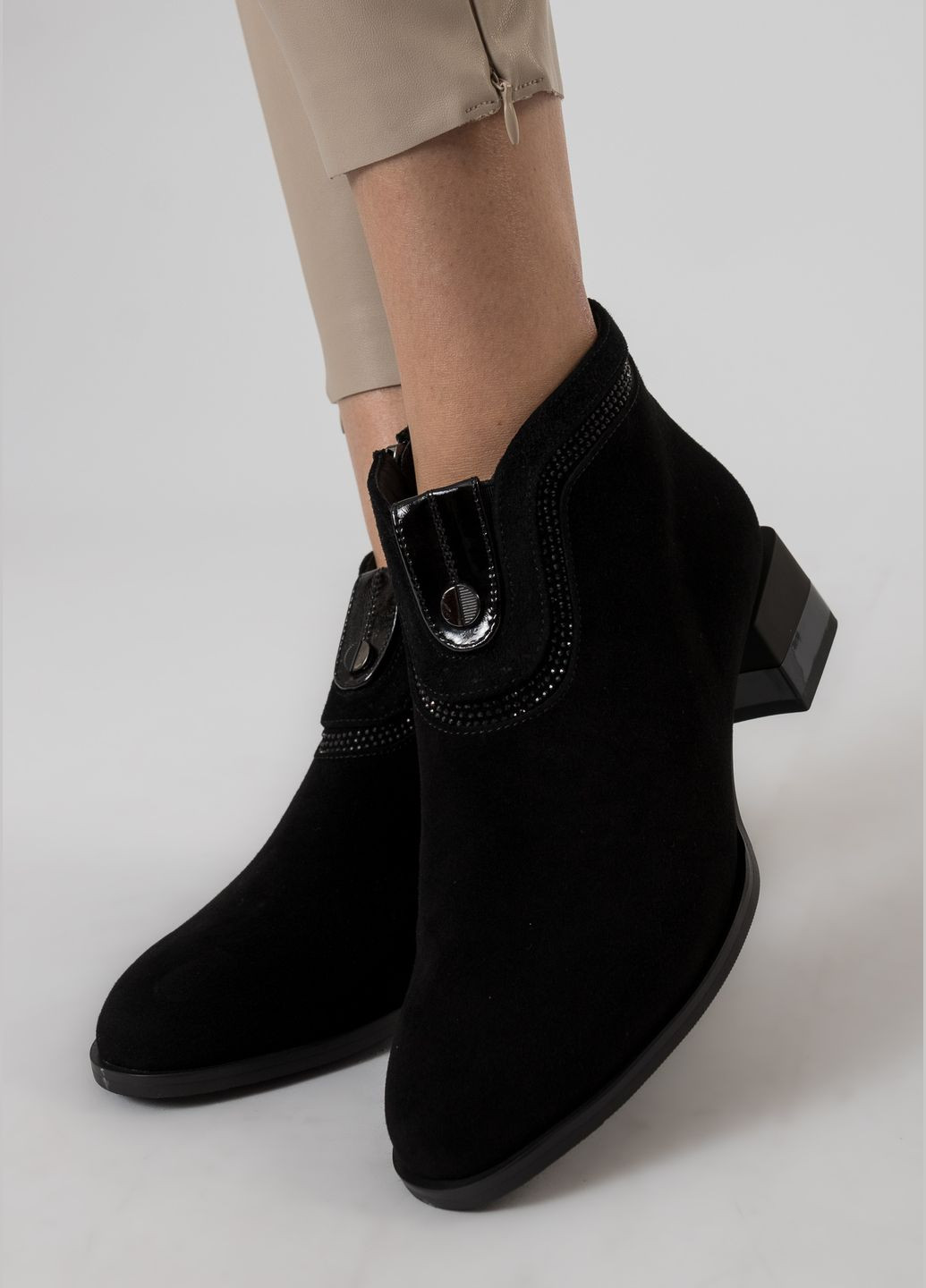 Чорні ботильйони (1700б) Velly