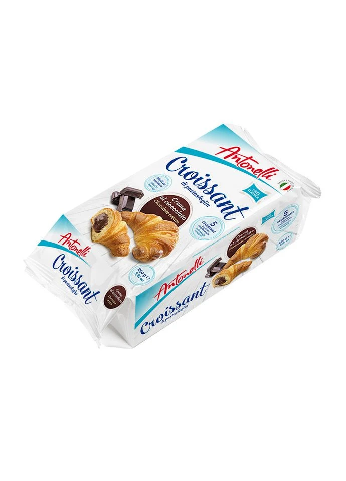 Antonelli Круасан з листового тіста Croissant Classic Chocolate Cream 5шт з шоколадним кремом 250г — Крем, Італія (302895754)