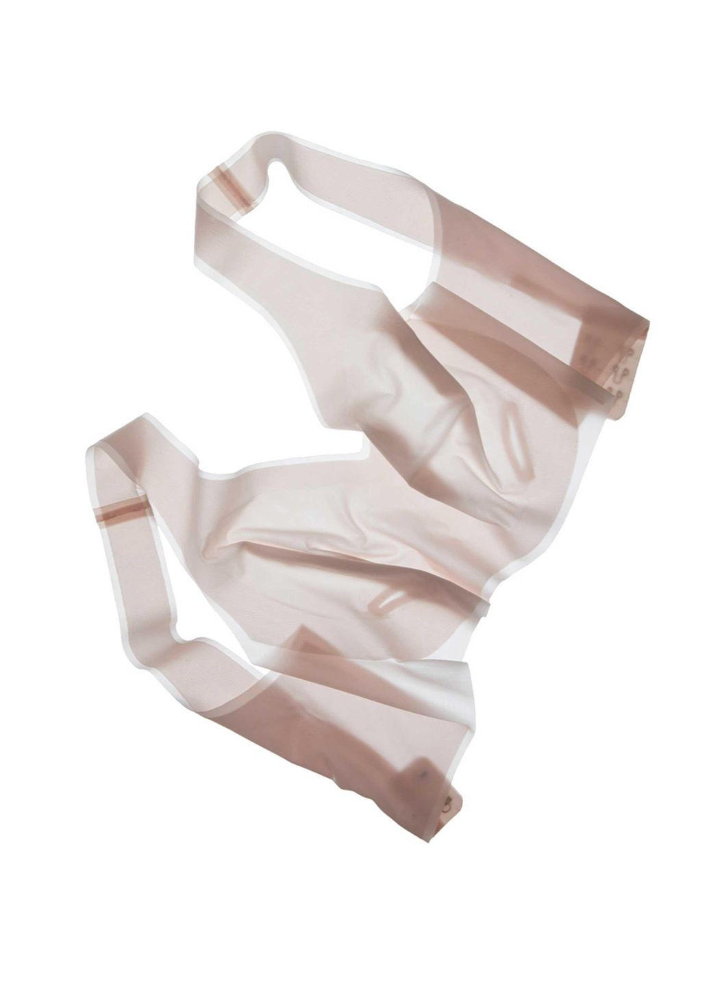 Бежевий бюстгальтер зі знімними вкладишами без кісточок xxl skin (тілесний) (арт 10026t) Gisela