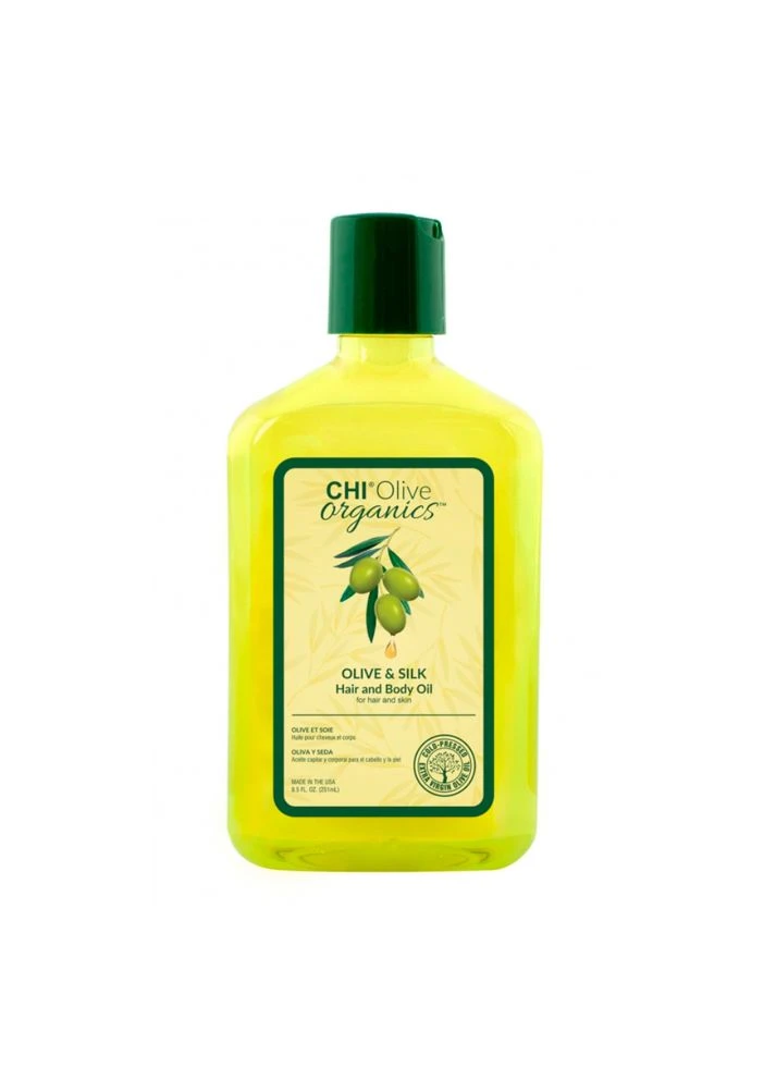 Шовкове масло з оливою Olive Organics Olive & Silk Hair and Body Oil 251 ml CHI (352170686)