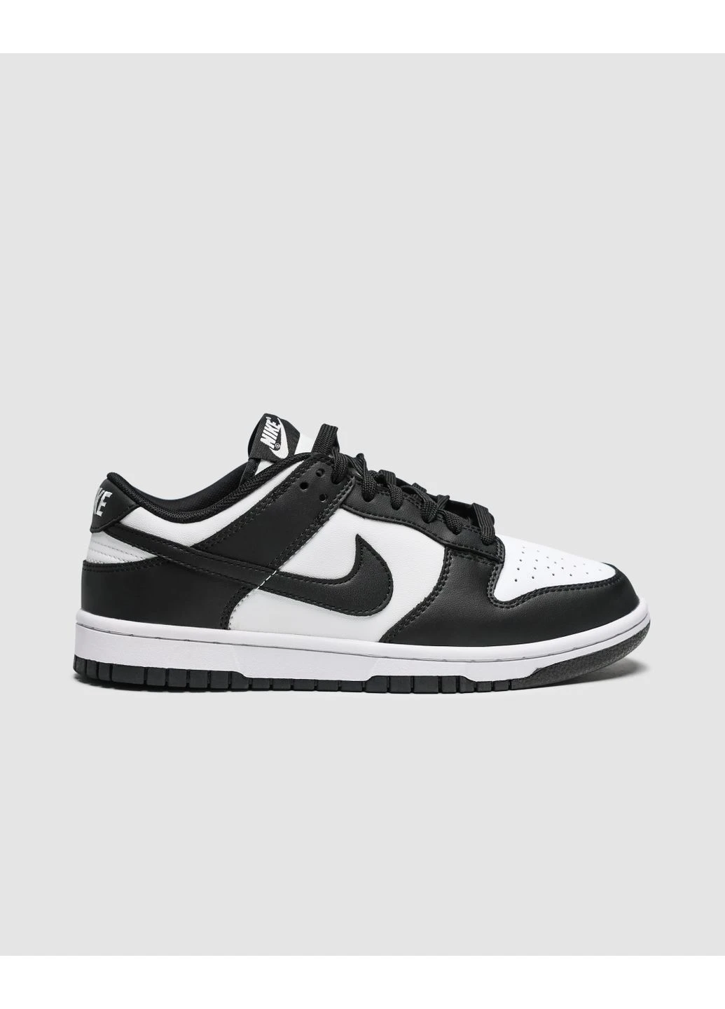 Білі літні кросівки nike dunk low retro panda black/white найк данк No Brand