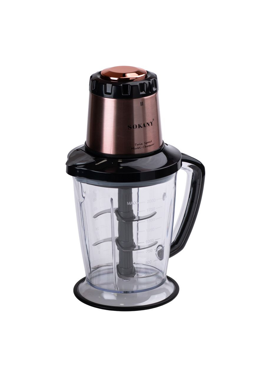 Чопер подрібнювач Sokany SK-7039 з чашею об'ємом 2 л SK-7039 Jooki (361376605)