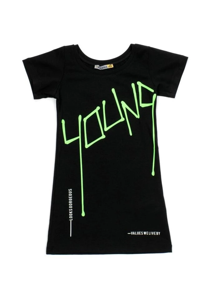 Чорна сукня young (522-140g-black) First Kids (300625036)