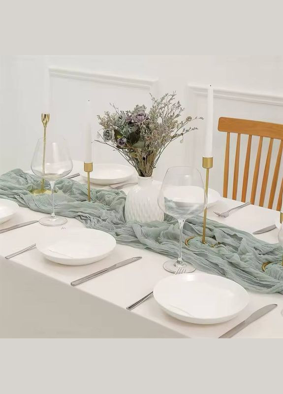 Дорожка ранер Leeseph 90х300 см зелена Malva (300860412)