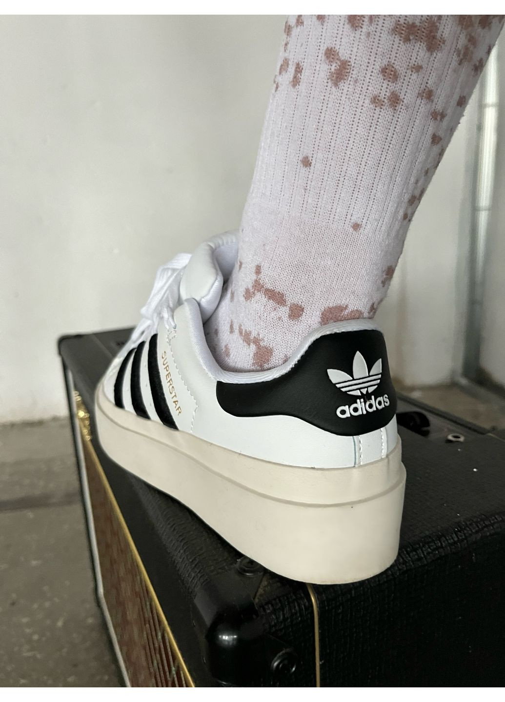 Черные демисезонные кроссовки мужские adidas superstar bonega black / white адидас суперстар No Brand