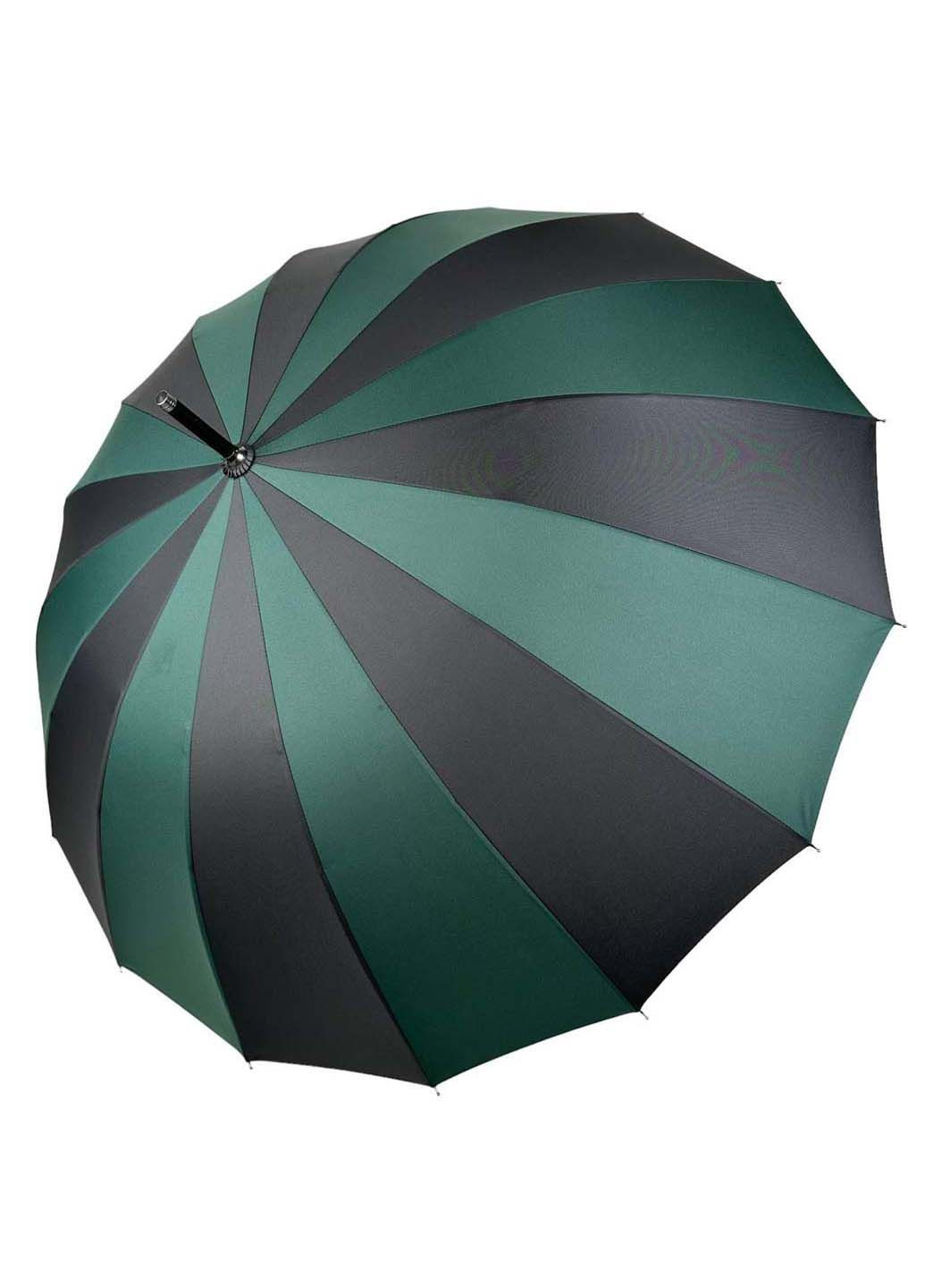 Женский зонт-трость на 16 спиц с контрастными секторами Toprain (289977334)