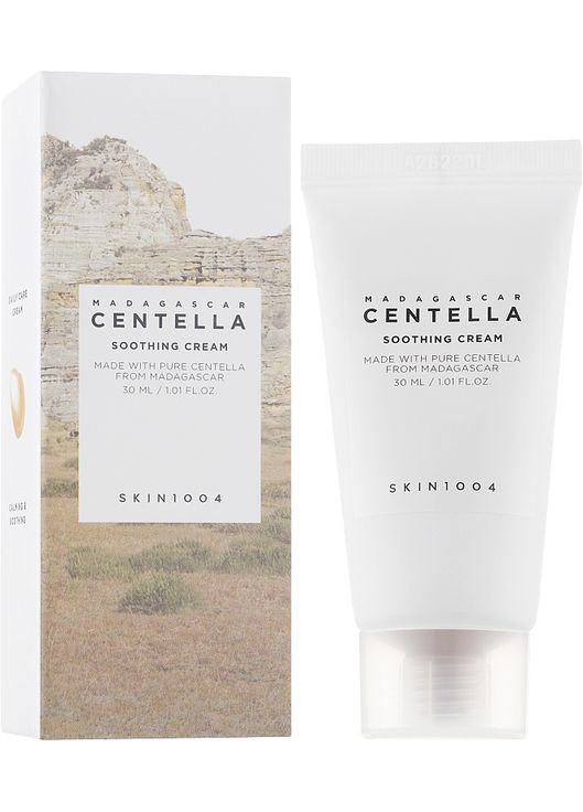 Крем для проблемної шкіри обличчя з центелою Madagascar Centella Soothing Cream 30ml (1022097-8078) SKIN1004 (368601307)