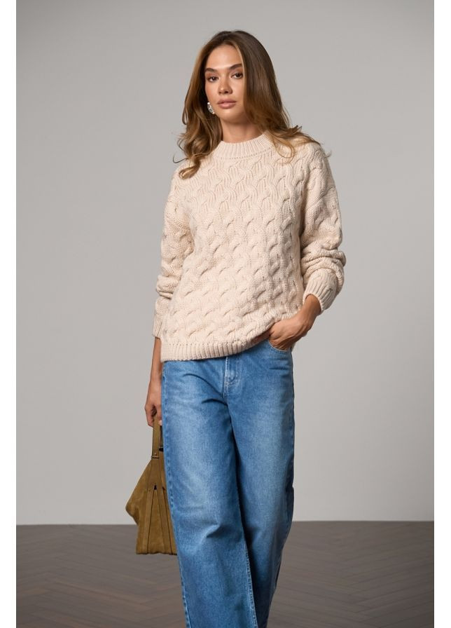 Жемчужный свитер 2882 бронза Triko Bakh