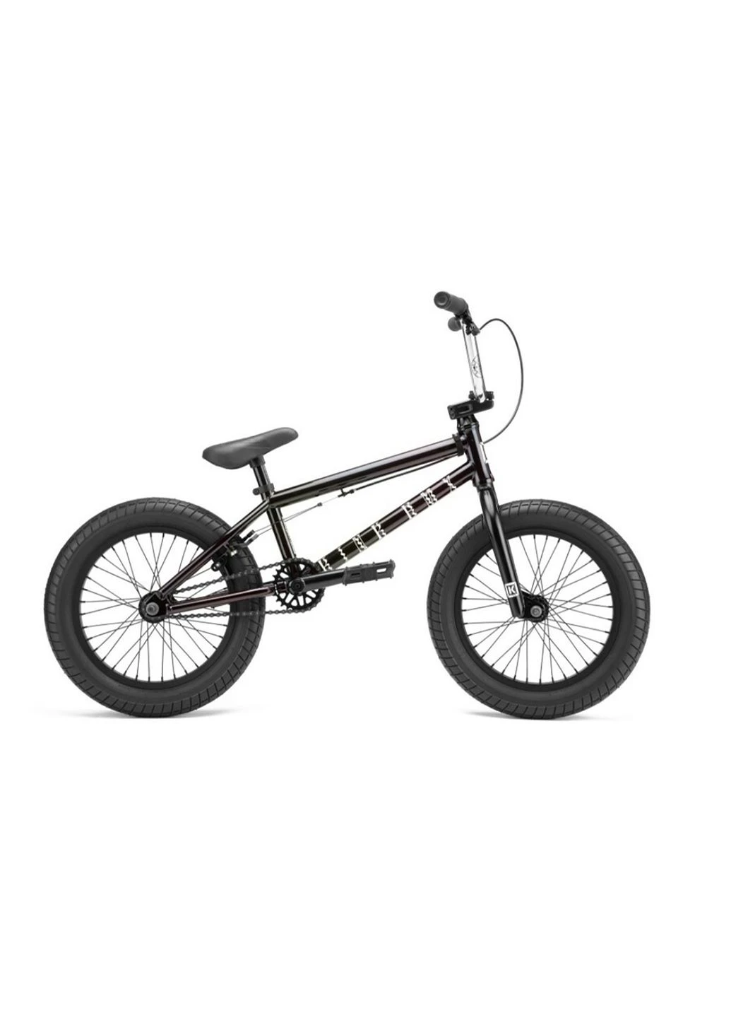 Велосипед BMX Carve 16" 2022 чорний Kink BMX (379783787)