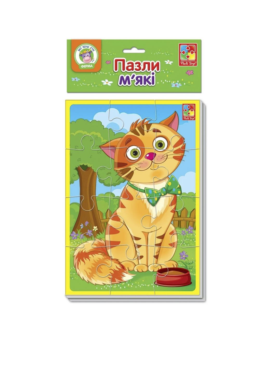 М'які пазли А5 колір різнокольоровий ЦБ-00262615 Vladi toys (307362765)