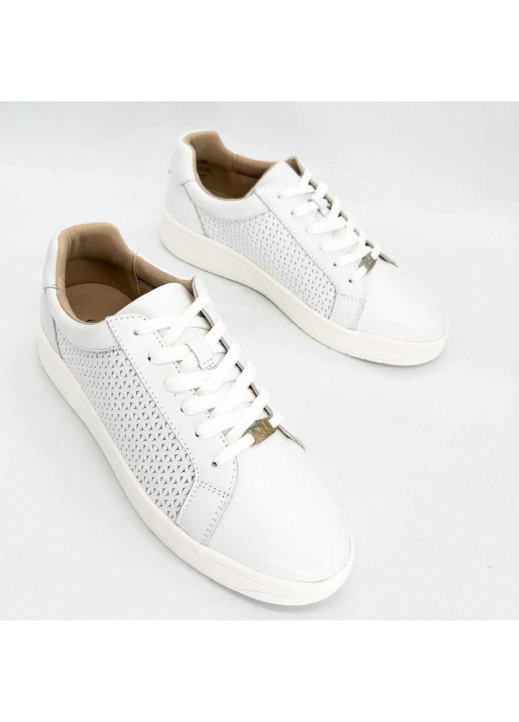 Белые кеды (р) кожа 0-1-1-9-23300-42-102 Caprice