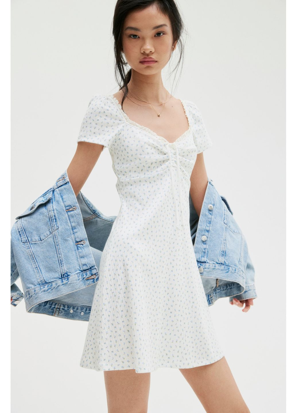 Білий сукня H&M