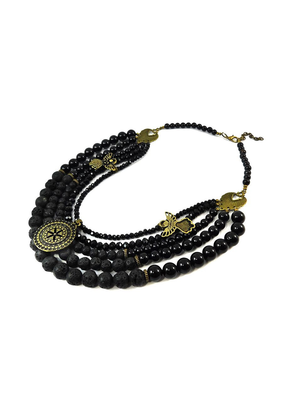 Намисто "Благодать" Агат, Лава Fursa fashion (326004543)