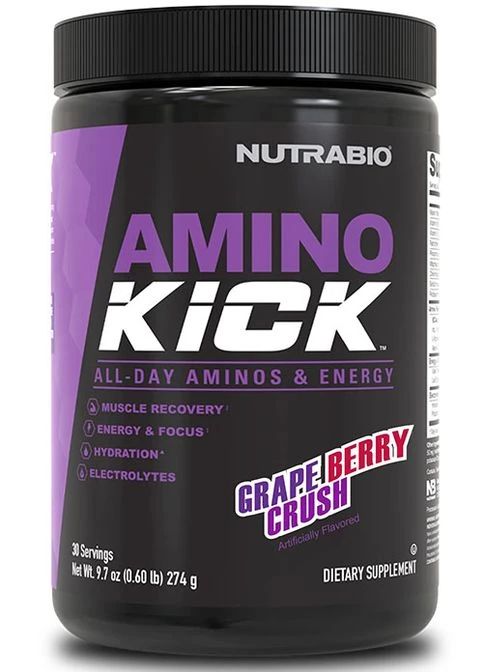 Amino Kick 274 g /30 servings/ Grape Berry Crush NutraBio (379869538)