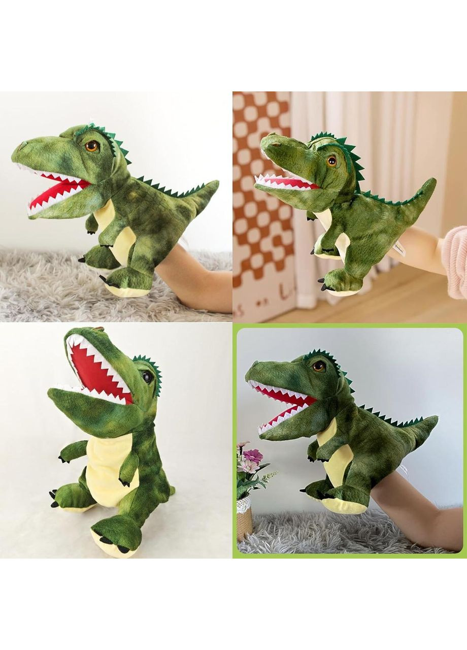Іграшка на руку для лялькового театру 30 см динозавр Тиранозавр Рекс No Brand (366304048)