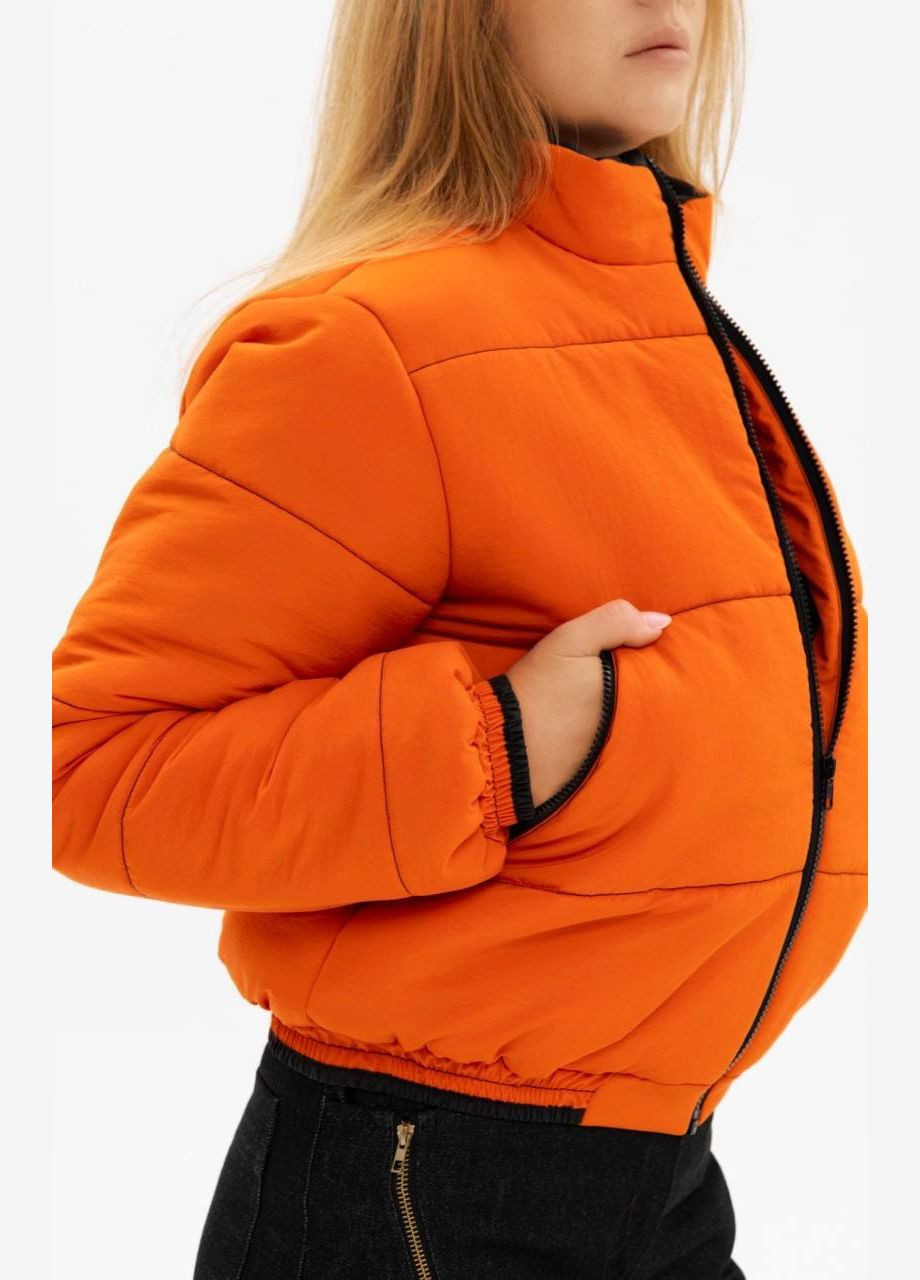 Оранжевый зимний Пуховик Модист