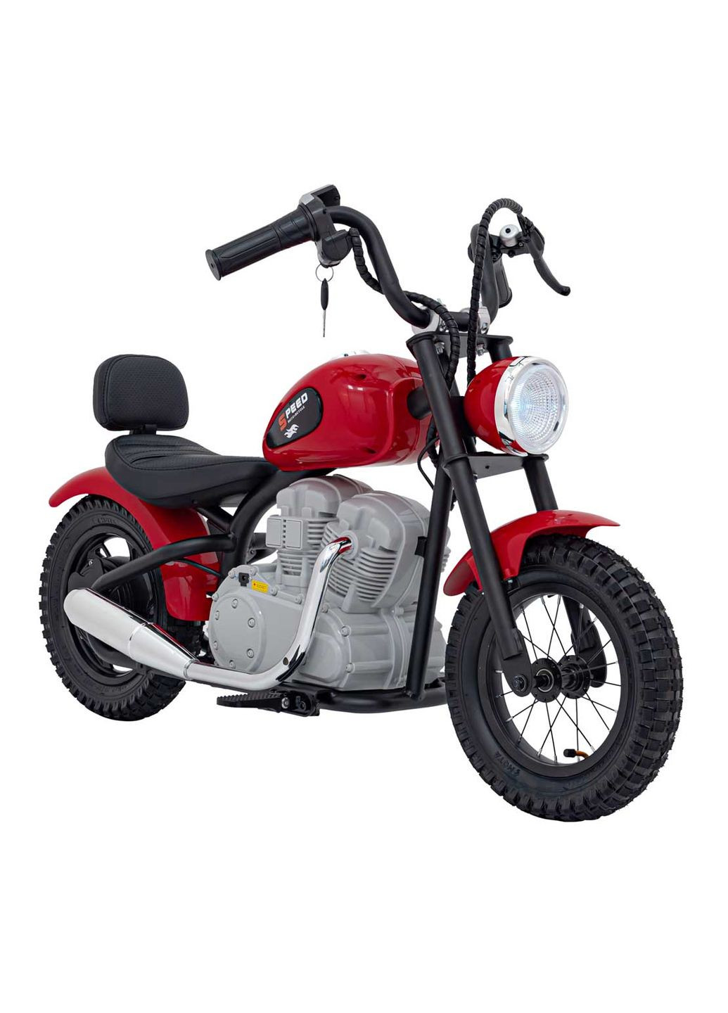 Детский аккумуляторный мотоцикл SPEED Power Красный Motor (332202205)