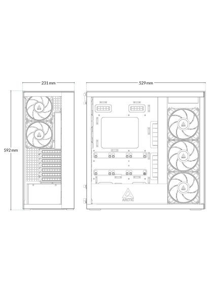 Корпус (ACPCC00014A) Arctic XTENDER WHT (369127121)