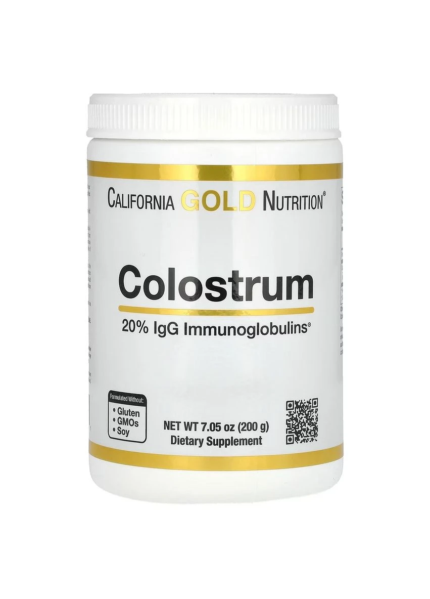 Молозиво концентроване у порошку, 1000 мг, Colostrum,, 200 гр California Gold Nutrition (322741162)