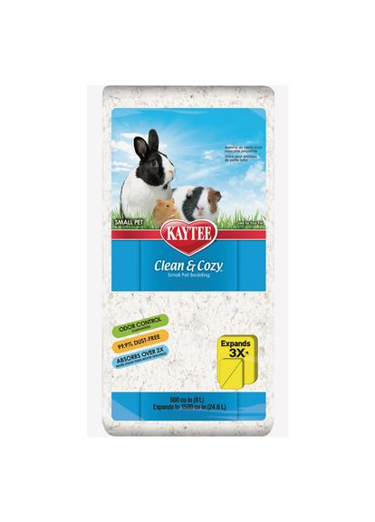 Подстилка для грызунов Kaytee White Белая Целлюлозный впитывающий 8 л (071859946269) Clean&Cozy (309564763)