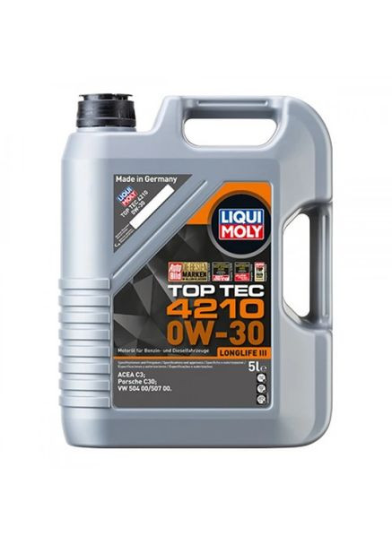 21605 Моторна олива Top Tec 4210 SAE 0W-30 (5 л) Liqui Moly (360875340)