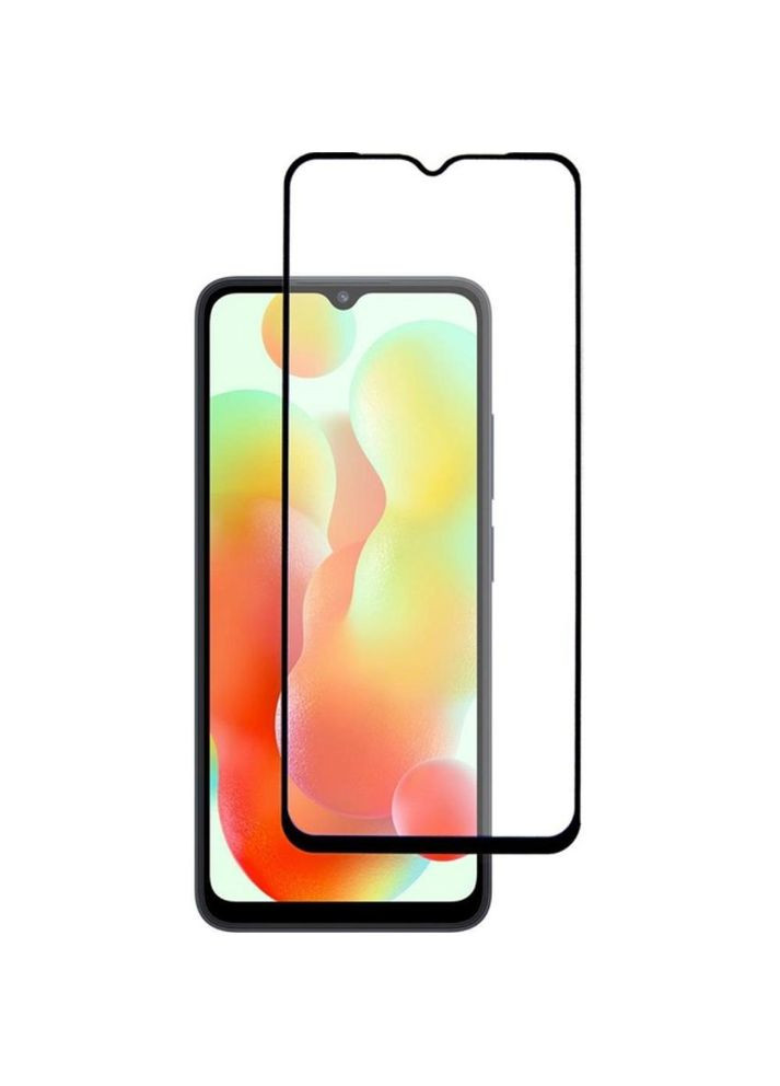 Защитное стекло Glass Full Glue для Xiaomi Redmi 12C Black (TGFG273) DENGOS (306580812)