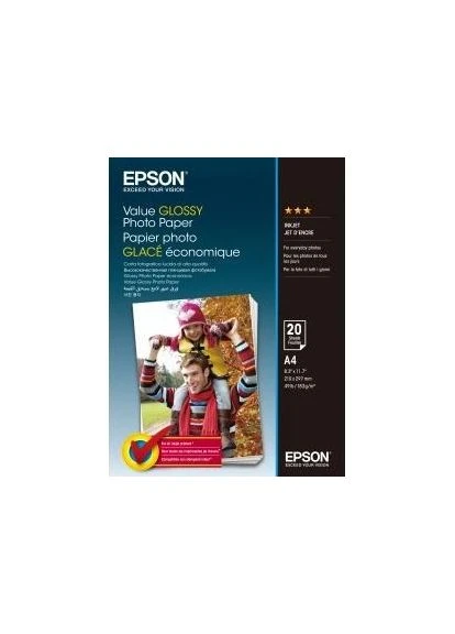 Бумага A4 Value Glossy Photo Paper 20 л. Epson (387186063)