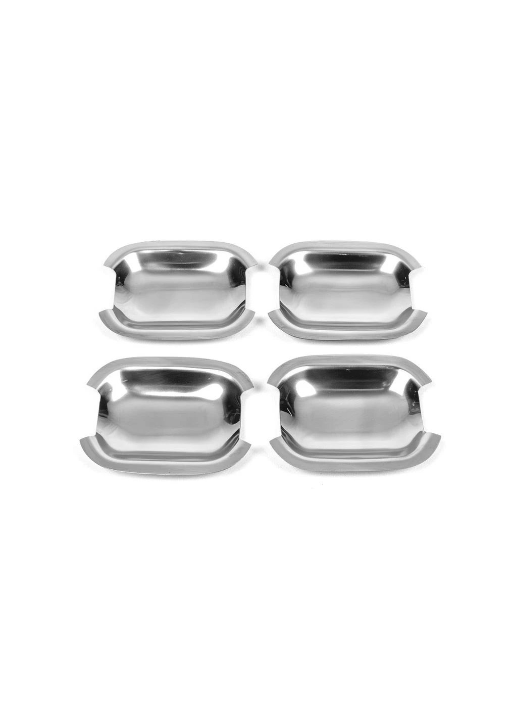Накладки під ручки (4 шт, нерж) для Mercedes E-сlass W124 1984-1997 рр CARMOS (391764410)