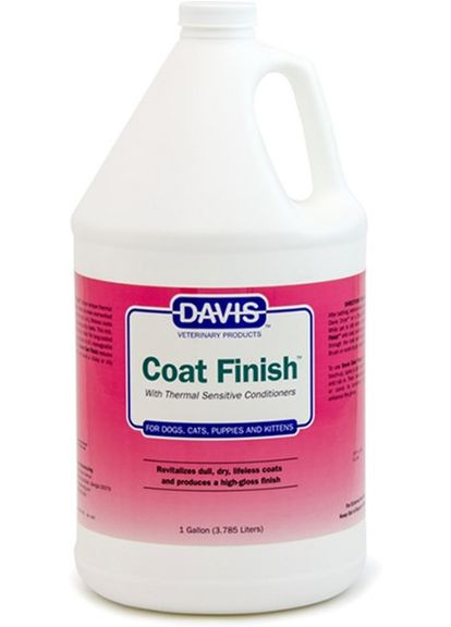 Спрей Coat Finish для шерсти собак и котов 3.8 л (87717904982) Davis (279561214)