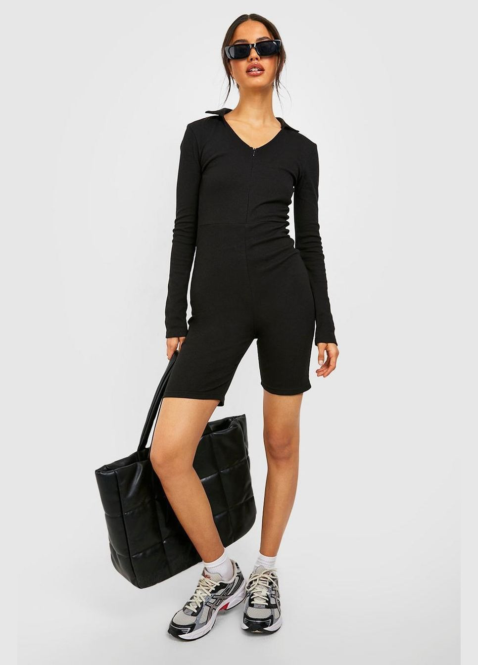 Комбінезон Boohoo чорний