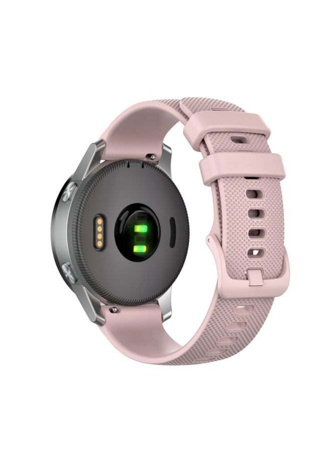 Силиконовый ремешок для наручных часов. Ширина 18, 20, 22 мм. Цвет розовый 22 мм. No Brand (371137517)