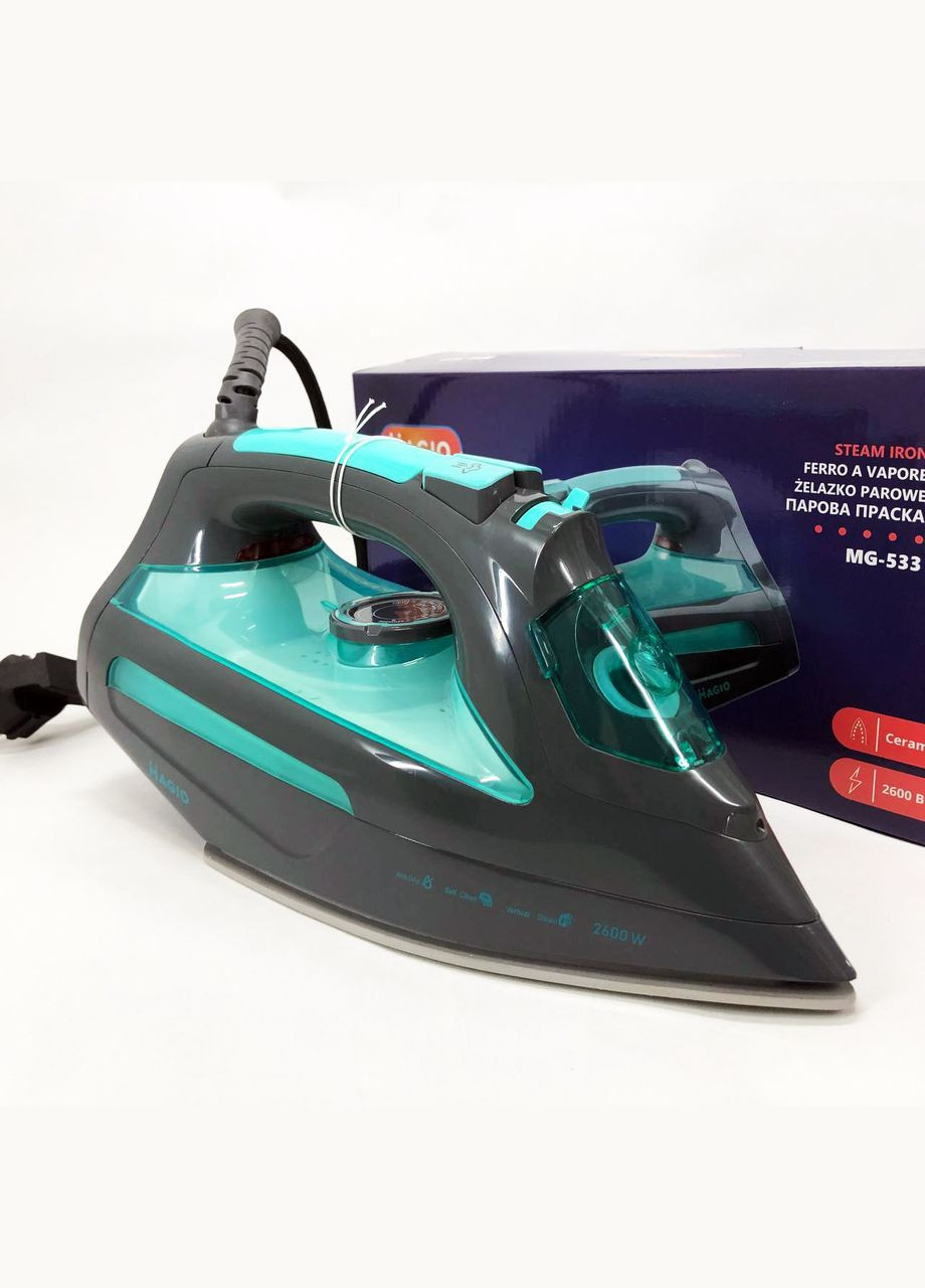 Утюг для одежды от сети для ухода за одеждой MG-533 2600 Вт, Утюги YV-233 с паром Magio (351485875)