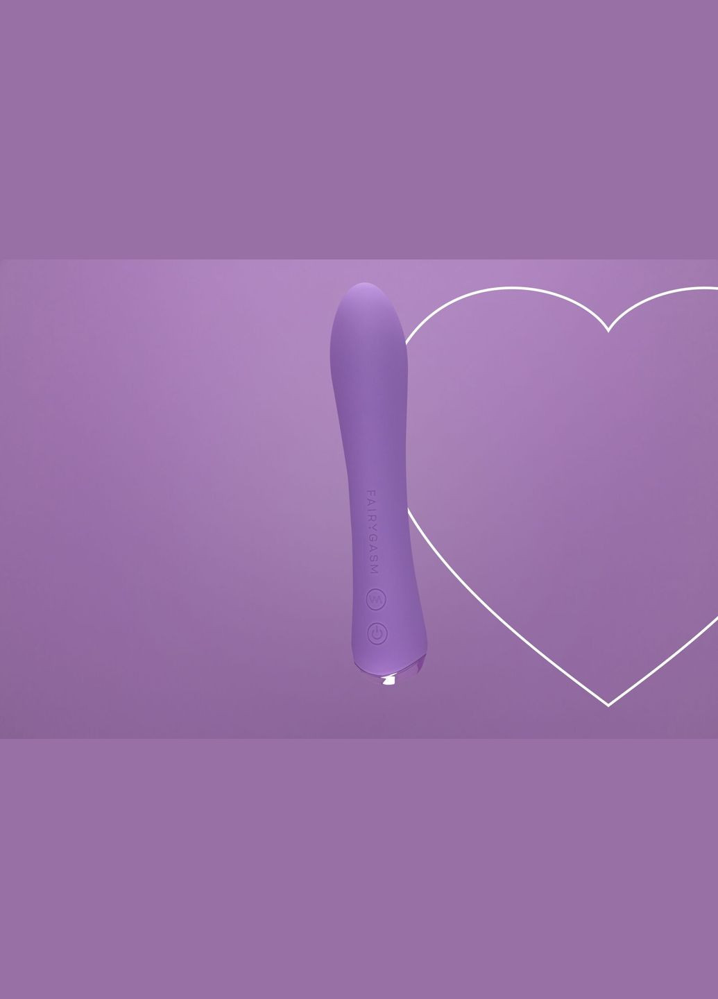 Вібратор з підігрівом WowGenie violet, підігрів до 42 °C FairyGasm (369947717)