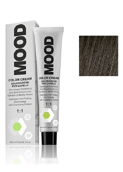 Кремкраска для волос с аммиаком 5/1 Мood Сolor Светло-пепельно-коричневый, 100 мл Mood (292735917)