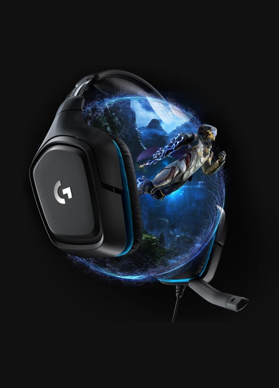 Гарнитура G432 Black (981-000770) Logitech (341491061)