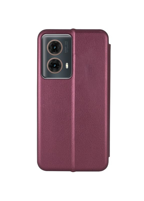Кожаный чехол-книжка Classy для Motorola Moto G85 Maroon No Brand (345560776)