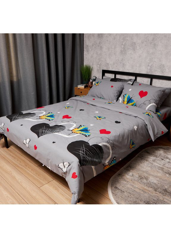 Пододеяльник Бязь Gold Люкс Полуторна 143 x 210 см (MS-870001010) Moon&Star Butterfly Love (357208454)