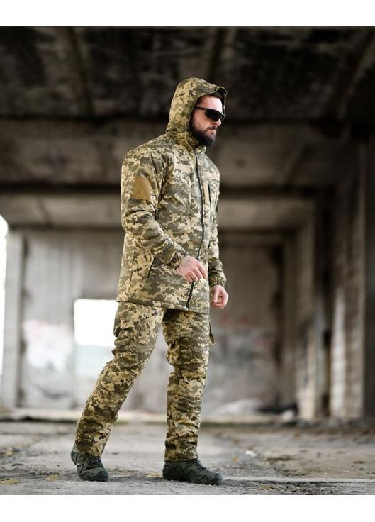 Армейский мужской зимний костюм Omni-heat пиксель Freedom