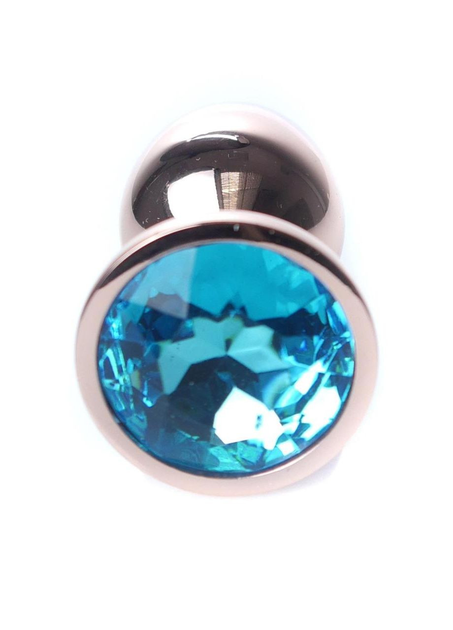 Анальная пробка - Jewellery Red Gold Plug Light Blue No Brand (328908456)