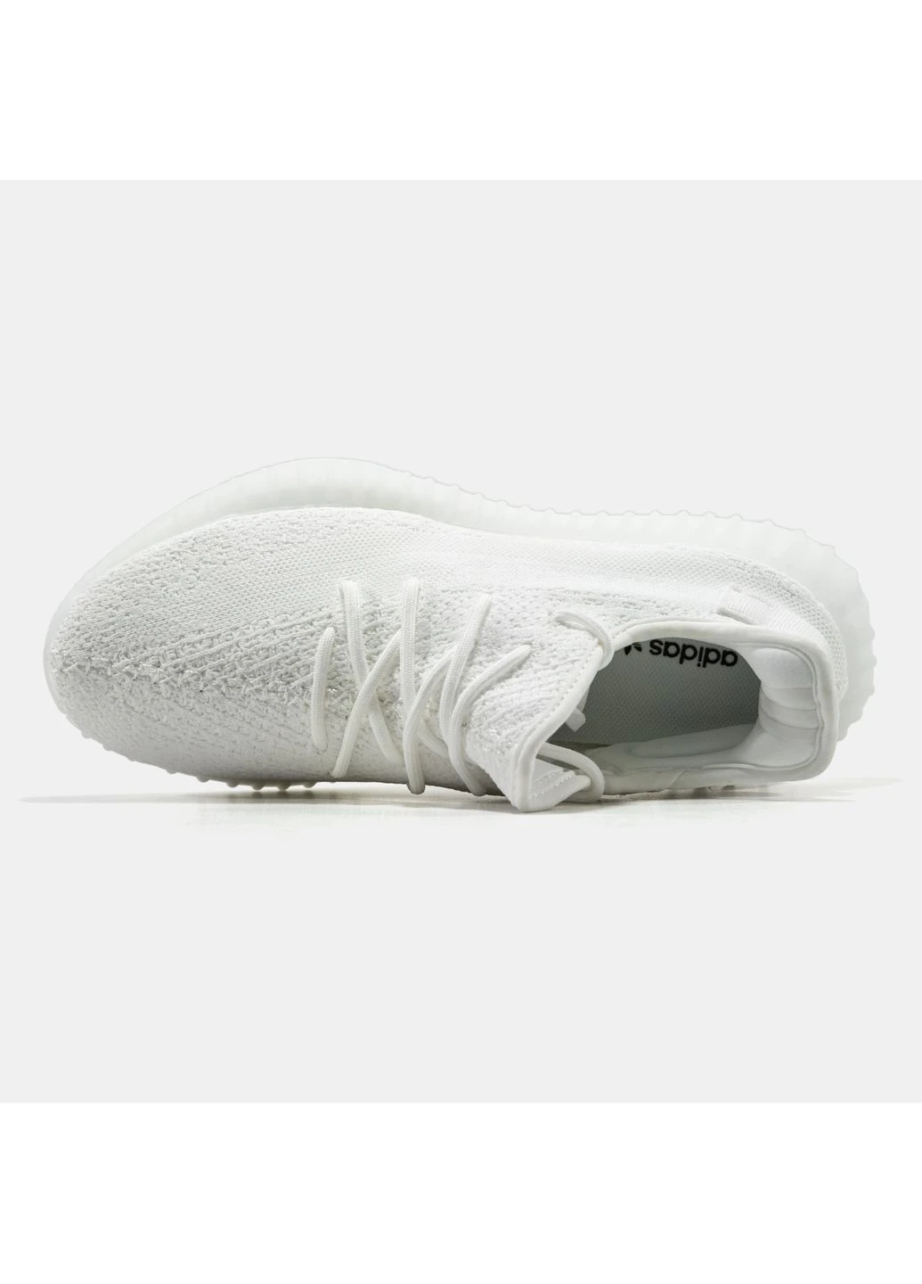 Кроссовки женские и мужские Adidas Yeezy Boost 350 v2 triple white | Адидас Изи буст 350 белые No Brand белые демисезоны (388863321)