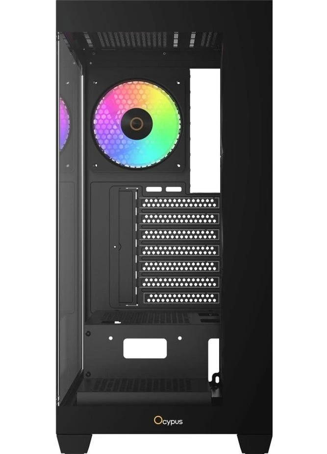 Корпус для ПК GAMMA C72 BK ARGB (GAMMA-C72-BKD400XX-GL) Ocypus (395633758)