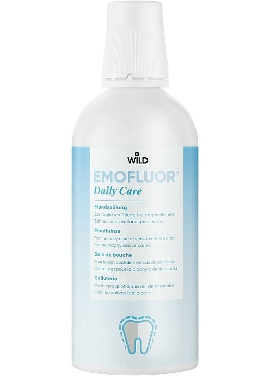 Ополіскувач для ротової порожнини "Щоденний догляд" Emofluor Daily Care 1500ml (1207147-31016827) Dr.Wild (368637264)