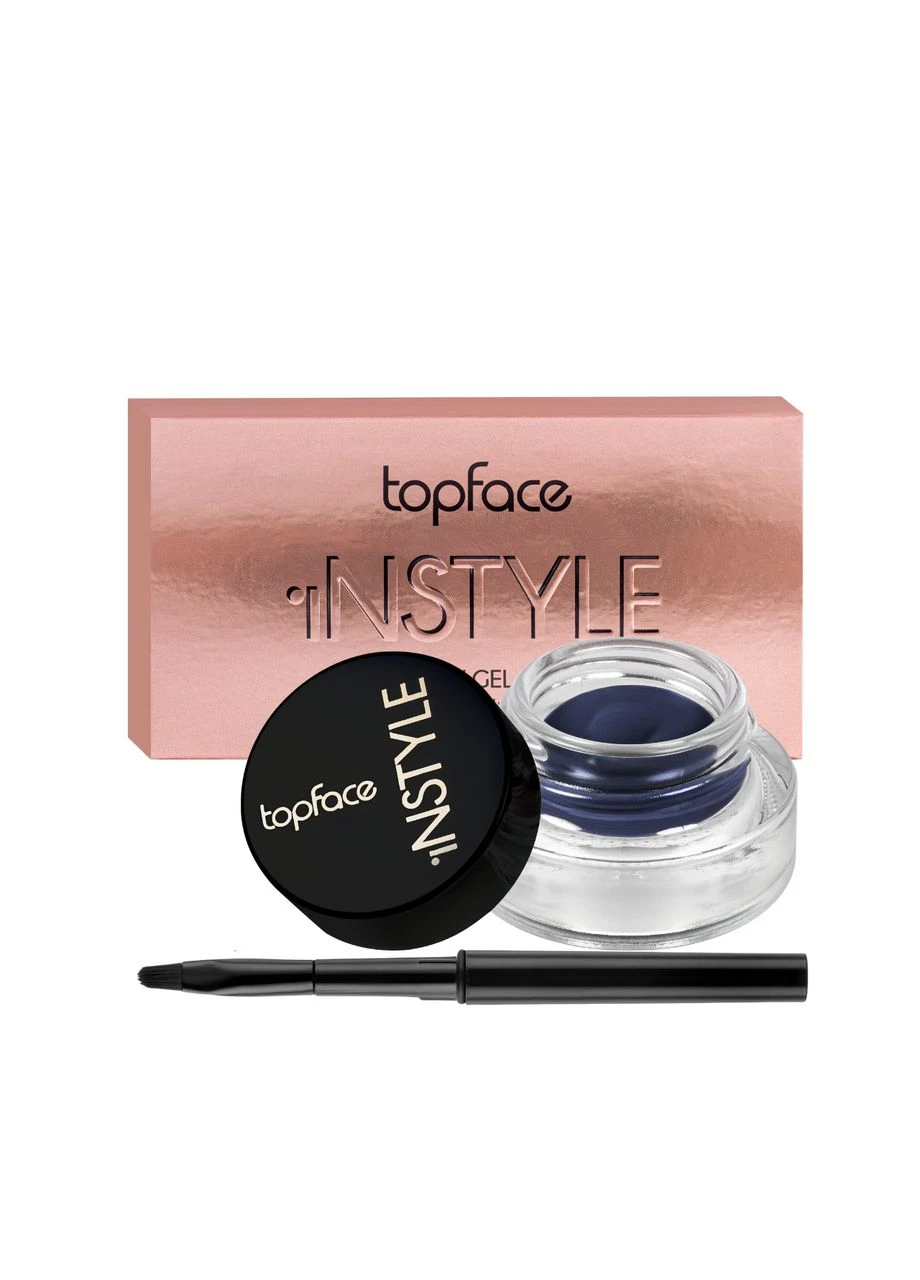 Підводка для очей гелевая Instyle Gel Eyeliner PT552 № 04 Синя TopFace (382731569)
