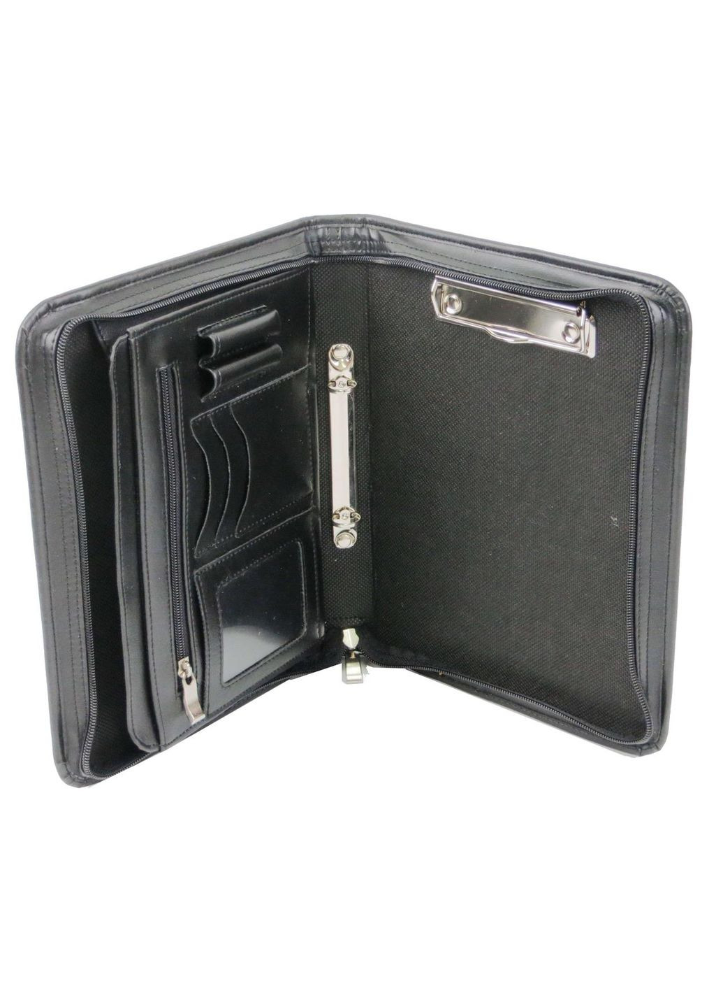 Деловая папка формата А5 из эко кожи Ssbw08 Черная Amo (297643426)