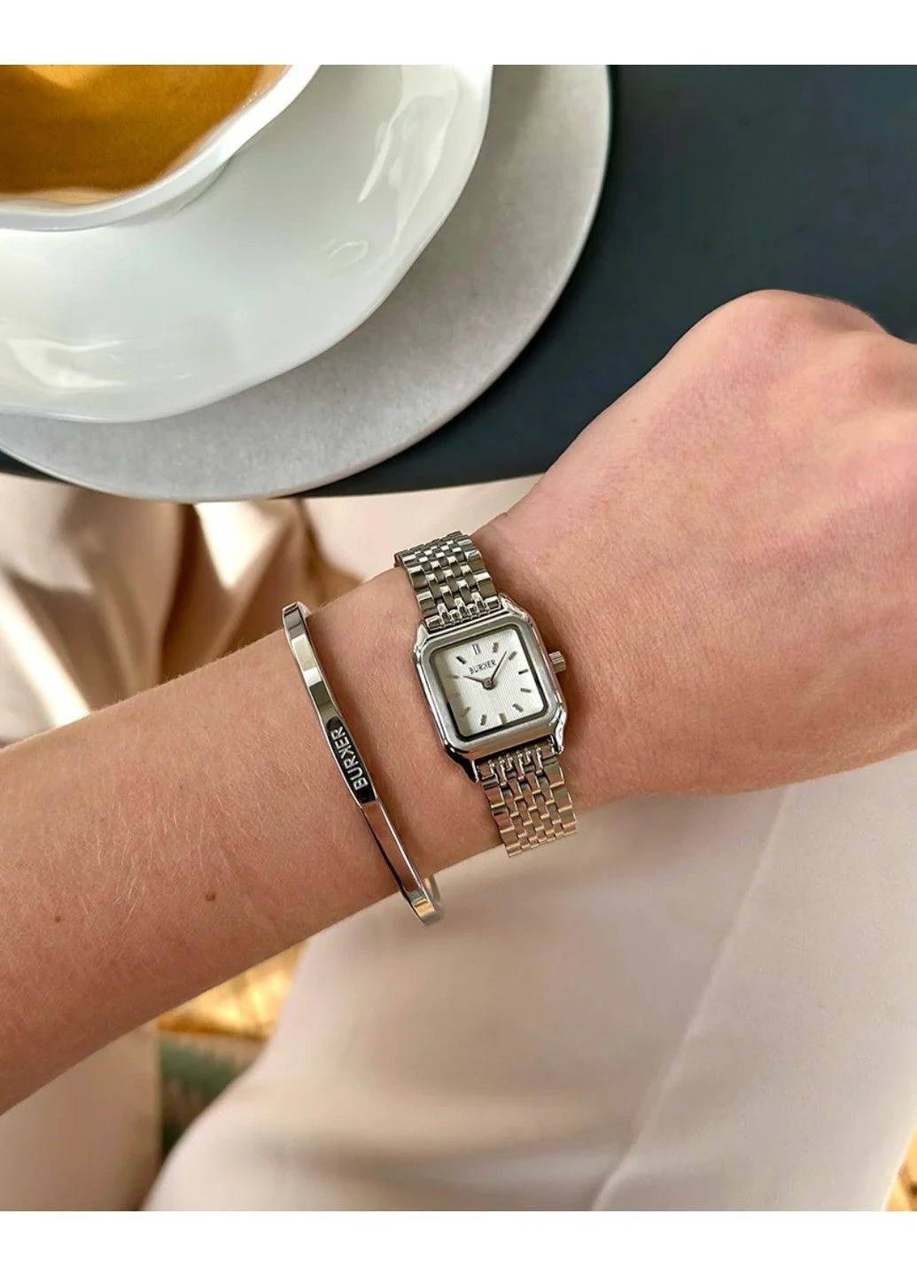 часы Macy Petite Silver White Burker (382033966)