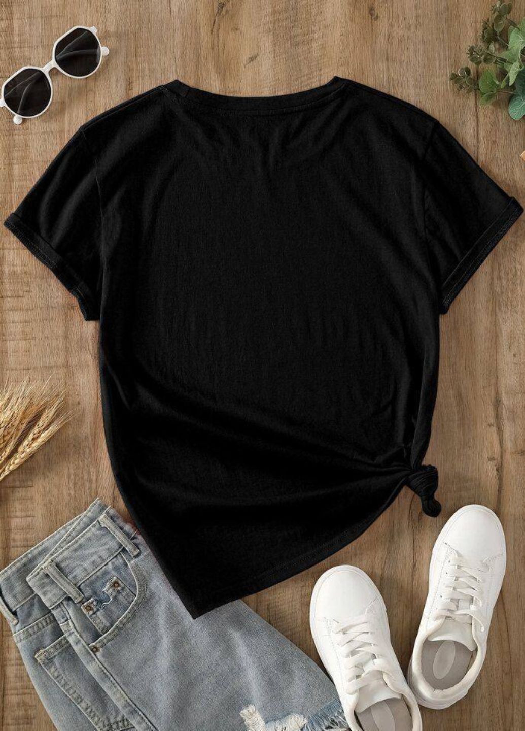 Однотонна жіноча футболка Allthings - (331015295)