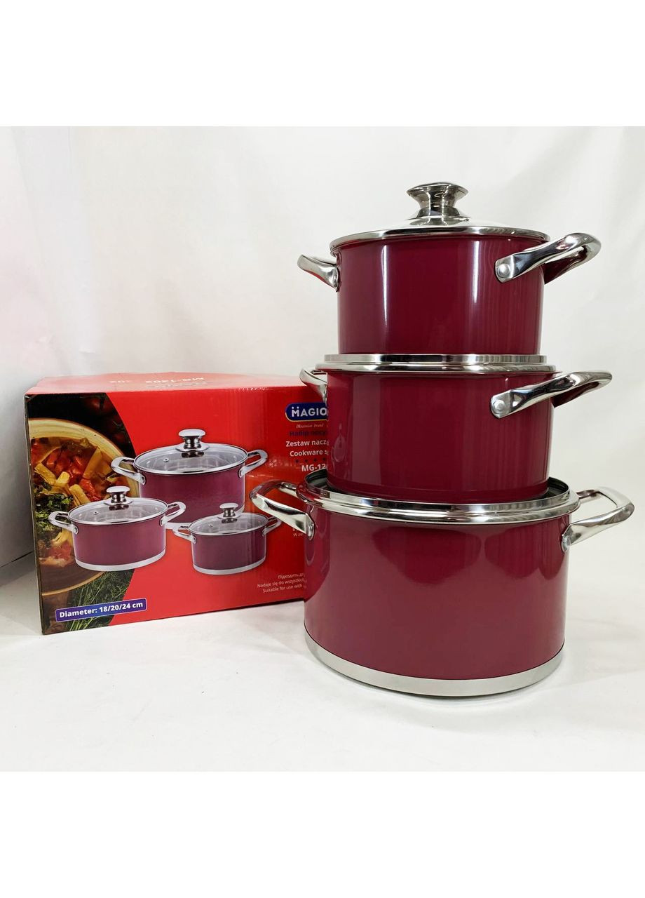 Набір посуду MAGIO MG-1202 No Brand (351486089)