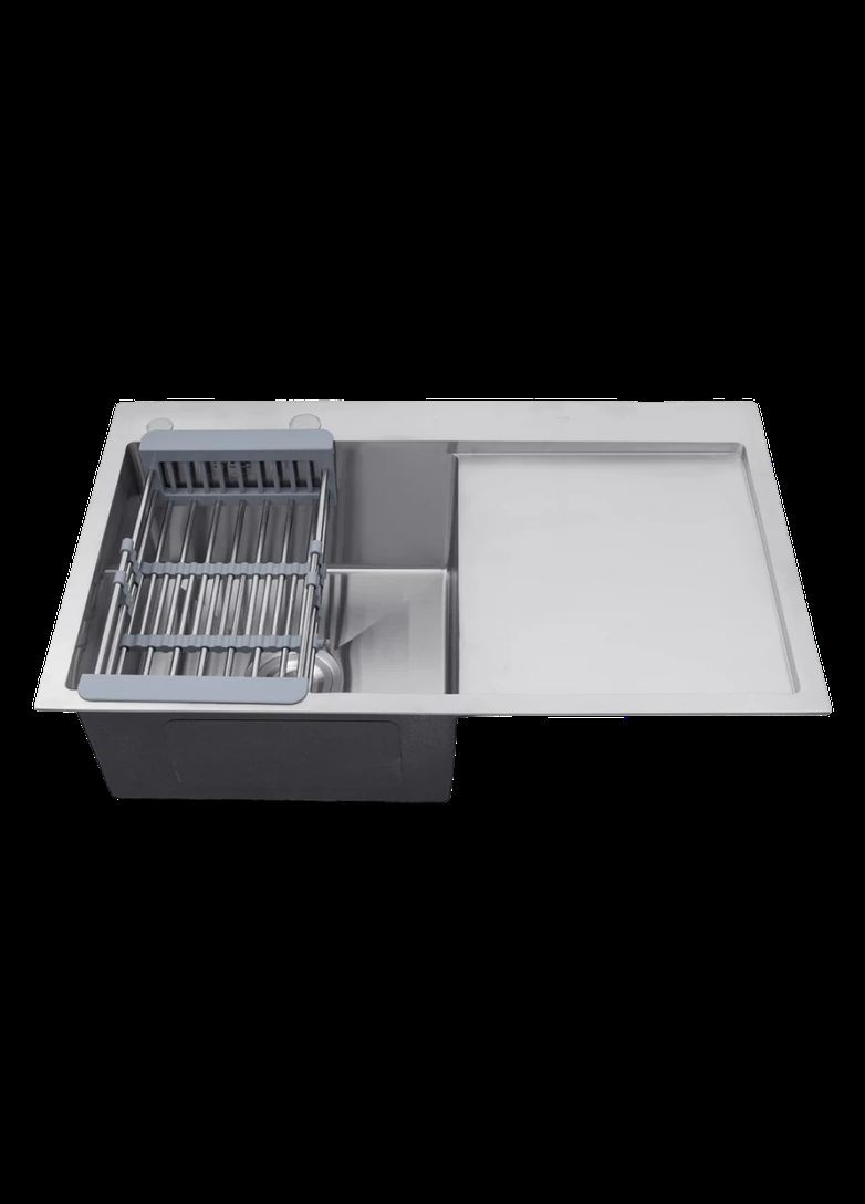 Комплект кухонної мийки KRP Gebürstet - 78х49LHM (3.0/1.0 мм) L Kroner (336938194)